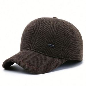 Casquette de baseball chaude automne-hiver très vendue, bon marché, pour sports de plein air, avec protection des oreilles pour hommes âgés, en tissu courant - Product Image 4