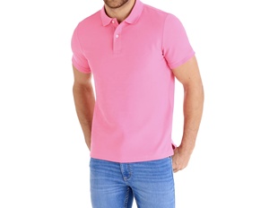 T-shirt de golf pour homme à manches courtes, 100 % coton, anti-plis, avec poche, décontracté, haute qualité, produit le plus vendu - Product Image 1