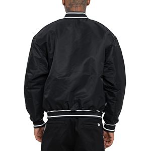 Chaqueta Bomber para Hombre de Alta Calidad al por Mayor, Talla XL, Tela Satinada con Cuello Alto, Ligera, Servicios OEM para Uso Invernal - Product Image 3