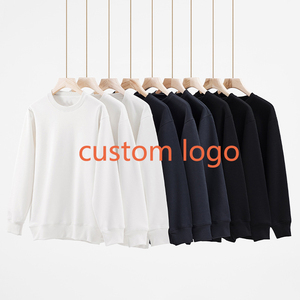 เสื้อสเวตเชิ้ตคอกลมลำลองสำหรับผู้ชาย ผ้าหนา 300gsm โพลีเอสเตอร์/คอตตอน ถักแบบ 3 มิติ ลายสามเหลี่ยมกลับด้าน แขนยาว คอเสื้อแบบสูท - Product Image 1