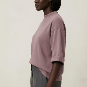 Camisetas Extra Grandes para Mujer, Estilo Urbano, Ecológicas, 100% Algodón, Alta Calidad, Camisetas Extra Grandes de Verano para Mujer, Servicio OEM - Product Image 4