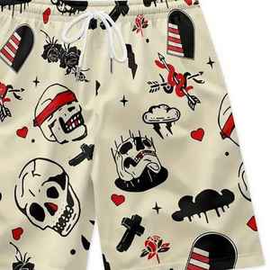 Tela Seersucker, Ropa Cómoda y Transpirable con Textura Ondulada, Prenda de Verano con Impresión de Logotipo, Pantalones Cortos Casuales - Product Image 6