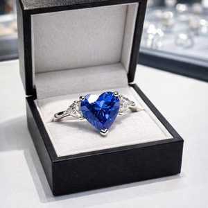 Anillo de compromiso de boda con zafiro natural talla corazón, plata de ley 925, anillo de promesa nupcial para mujer, todas las tallas - Product Image 4