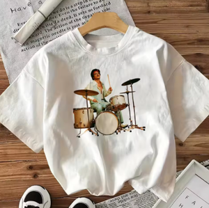 Camiseta Estampada Romántica I Just Might de Bruno Mars, Unisex, Manga Corta, Cuello Redondo, Corte Holgado, Informal, Primavera Verano, 100% Algodón Suave - Product Image 2