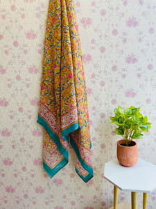 Main Bloc Imprimer Indien Coton Sarong Décoratif À La Main Plage Paréo Indien main bloc impression foulards coton étole - Product Image 2