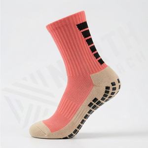 Professional <b>Men</b> Anti Slip Sports Soccer Football Grip <b>Socks</b> Customized <b>Color</b> Breathable Athletic Performance Training Sport - Product Image 3