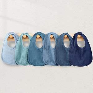 Bavoirs en mousseline bio pour bébé 95% bambou 5% élasthanne Doux et résistants - Product Image 5