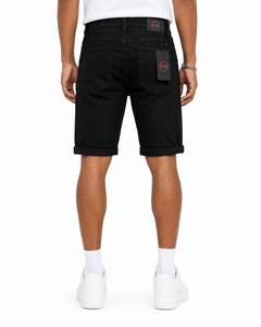 Shorts en jean décontractés pour hommes avec coutures durables, coupe confortable, shorts en jean pour hommes avec poches pour le streetwear - Product Image 6