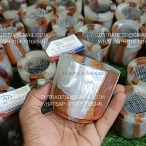 Brûleur d'encens arabe moderne fait à la main Oud Bakhoor écologique en bois de santal support de qualité supérieure pour spa à domicile utilisation religieuse du Ramadan - Product Image 1