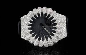 Starspire Jewels Hip Hop Bust G Sh0 <b>Watch</b> Fully Iced VVS Moissanite Diamonds Custom Gold Plated Mechanical Movement 3BAR Water - Product Image 5