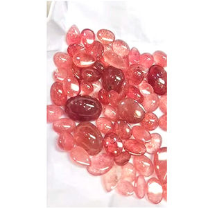 เชอร์รี่ควอตซ์ 75 ชิ้น ขนาด 9 มม. ถึง 22 มม. รูปไข่ทรงหยดน้ำ น้ำหนัก 356 กะรัต ขายส่ง Iroc คุณภาพดี พลอยหลวม ราคา 50 ดอลลาร์สหรัฐ ต่อชุด - Product Image 4