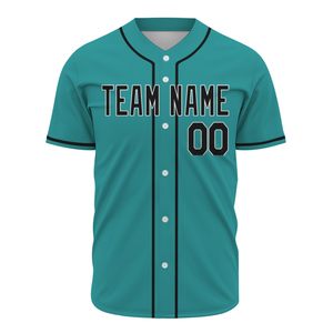 Maillot de baseball personnalisé vierge à sublimation, T-shirt avec logo brodé, nom et numéro, pour hommes et jeunes, maillot de baseball tendance - Product Image 2