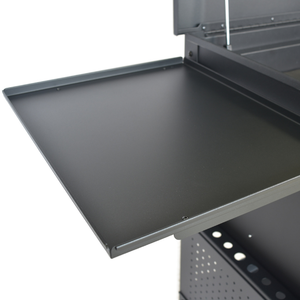 Matte Black Powder Coated Steel 4 Drawer Utility Cart Family keywords: for Garage Workshop Storage Use - Product Image 3
