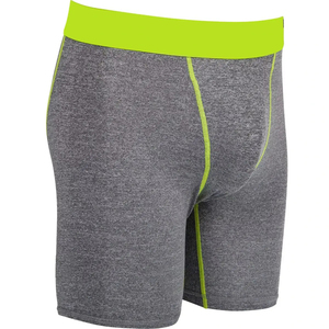 Shorts de compression pour hommes, style nouveau, haute qualité, solides, décontractés, en spandex, pour la course à pied et l'entraînement - Product Image 1
