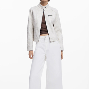 Nouvelle veste en peau de mouton pour femme, style streetwear, manches longues, couleur unie, imperméable, respirante, rembourrée en coton, coupe confortable - Product Image 4