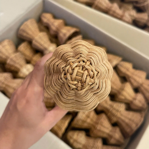 Árbol de Navidad de ratán vietnamita hecho a mano para decoración ecológica del hogar por 99 Gold Data - Product Image 3