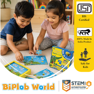Set de Rompecabezas Biplob & Lucky 8 en 1, 72 Piezas para Niños - Resuelve para Aprender - Product Image 3