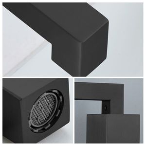 Rubinetto da Bagno a Cascata a 3 Fori Nero Opaco Stile Antico con 2 Maniglie per Lavabo, Design Moderno Pop - Product Image 5