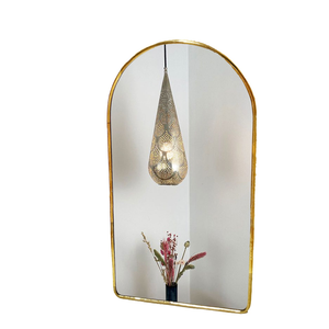 Miroir mural de maquillage grand format, dernier design, finition dorée, qualité export, idéal pour la maison, best-seller - Product Image 4