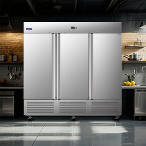 ORIKOOL Congelatore Commerciale da 81 Pollici, 72 Cu.ft, 2 Porte Solide, in Acciaio Inossidabile, Approvato ETL - Product Image 3