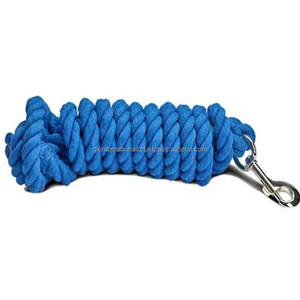 Cuerda de plomo de caballo personalizada, accesorios de algodón para caballos, cuerdas de plomo, cabestro de caballo y Cuerda de plomo de la India - Product Image 3