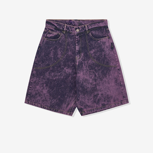 Shorts de Mujer con Lavado Ácido, Cintura Elástica, Casuales, Resistentes, Transpirables, de Secado Rápido, para Verano, con Logotipo Personalizado al por Mayor - Product Image 1