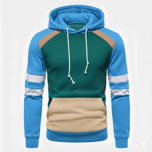 Sudadera con Capucha Personalizada OEM ODM Más Vendida, Sudadera con Paneles de Bloques de Color, Sudadera Unisex para Invierno, Sudadera de Forro Polar de Algodón - Product Image 6