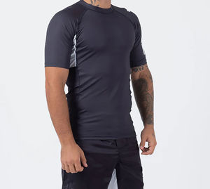 Rashguard respirant personnalisé en Spandex/Nylon à manches courtes pour MMA, Boxe, Muay Thai, Shorts de Kickboxing - Product Image 5