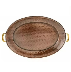 Plateau de service en métal pour buffet de mariage haut de gamme, présentoir alimentaire en métal, plateau décoratif pour fruits et légumes, plateaux de service alimentaire - Product Image 6