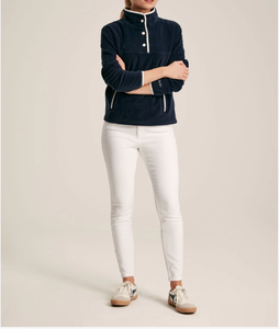 Sweat à capuche court zippé uni à manches longues pour femme, sur mesure, prix de gros - Product Image 1