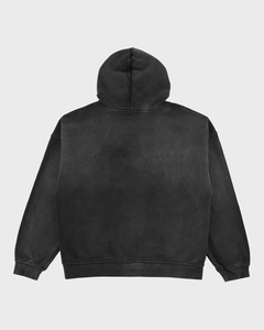 Sweat à capuche pour homme, coupe-vent, 100% coton, en molleton bouclette, délavé à l'acide, fonctionnel, effet délavé soleil, brodé, personnalisé OEM, style streetwear, pour l'hiver - Product Image 5