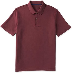 Camiseta Polo de Primera Calidad para Hombre, 100% Algodón, Diseño de Patrón Sólido, Personalizable, MOQ, Venta al Por Mayor Directa de Fábrica - Product Image 5