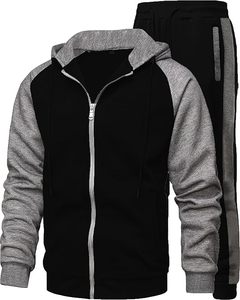 Survêtement d'hiver pour homme, grande taille, 100% coton, sans manches, coupe-vent, respirant, séchage rapide, uni, décontracté, pour la gym - Product Image 3