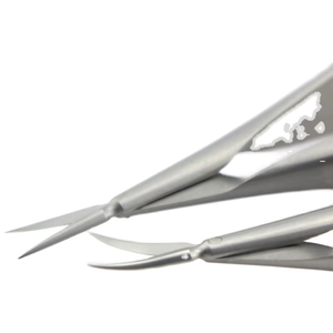 Tijeras Oftálmicas Venus de Acero Inoxidable, Instrumento de Corte Microcurvo y de Ángulo Recto para Cirugía Ocular Precisa - Product Image 5