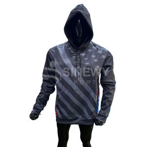 Sweat à capuche personnalisé unisexe coupe ample et courte en molleton 100% coton épais et lourd - Product Image 1