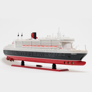 Maqueta artesanal del gran crucero Queen Mary II, decoración náutica para hoteles, oficinas, hogares y regalos - Contacto para venta al por mayor - Product Image 3