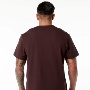 Camiseta de algodón de color liso para hombre, camiseta informal con cuello redondo, camiseta básica para hombre, camisetas de alta calidad, tendencia de primavera y verano - Product Image 3