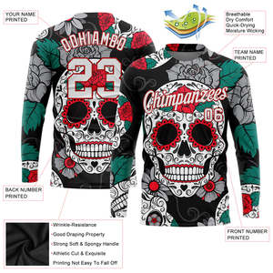 Personalized Long Sleeve Compression Shirt Custom <b>Athletic</b> Jersey Sublimation Teamwear Bulk Manufacturer Men's Shirts supply - Product Image 2
