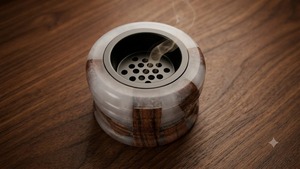Quemador de Incienso de Sándalo Hecho a Mano, Difusor de Aromaterapia Ecológico, Decoración para el Hogar, Porta Bakhoor, Forma Personalizada, Alta Calidad - Product Image 4