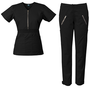 Custom Branding Nursing <b>Scrubs</b> <b>Set</b> for Wholesale OEM ODM Medical Uniform Comfortable Stretch Fabric Hospital <b>Scrubs</b> Suit - Product Image 3