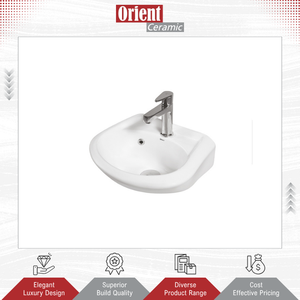 Revendeur certifié ISO et CE vendant des articles sanitaires en céramique blanche pour usage domestique et commercial, lavabo mural à bas prix - Product Image 3