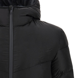 Chaqueta de Esquí Impermeable con Capucha para Niñas, 10,000 mm, Poliéster, Cierre de Cremallera, Estampado Digital, Estilo Deportivo, Ropa de Exterior para Niños, Algodón PP - Product Image 3