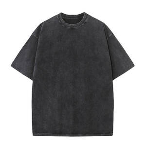 Camisas de hombre con lavado ácido, estilo oversized, algodón suave, ropa casual, moda urbana para hombres - Product Image 1