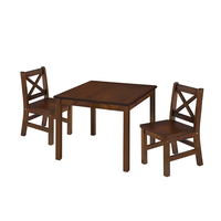Ensemble de meubles ergonomiques 3 pièces en bois massif, table de jeu moderne, chaise pour enfants, salle de jeux, salon, prix d'usine, pour l'école