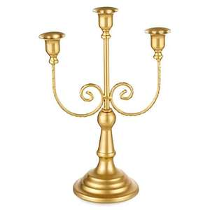 Candelabro de Metal Plateado para Navidad, Decoración de Interiores de Lujo, Iluminación Romántica para Mesa de Comedor, Candelabro Clásico para Decoración del Hogar - Product Image 2
