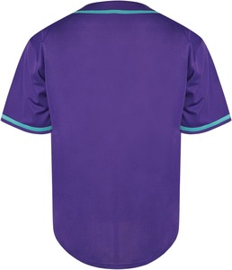 Vêtements streetwear, jersey de baseball à boutons, polyester, look baseball classique, production sur mesure, vinyle thermocollant durable - Product Image 3