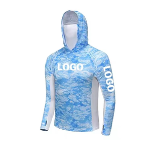 Ropa de Pesca Personalizada con Protección Solar UPF 50+, Camisas de Manga Larga, Ropa de Pesca Transpirable, Camisa de Pesca de Poliéster y Elastano - Product Image 1