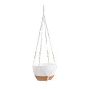 2 confezioni da 10 pollici fioriere sospese per interni ed esterni cesti appesi per vasi di fiori - Product Image 1