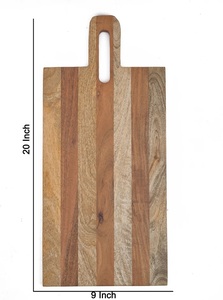 Tabla de cortar ancha con mango de fácil agarre, superficie gruesa y duradera, perfecta para cortar, servir y tareas cotidianas de cocina - Product Image 6