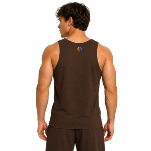 El estilo moderno aporta comodidad mediante una camiseta sin mangas transpirable para hombre con movimiento flexible para actividades al aire libre y rutinas diarias. - Product Image 3